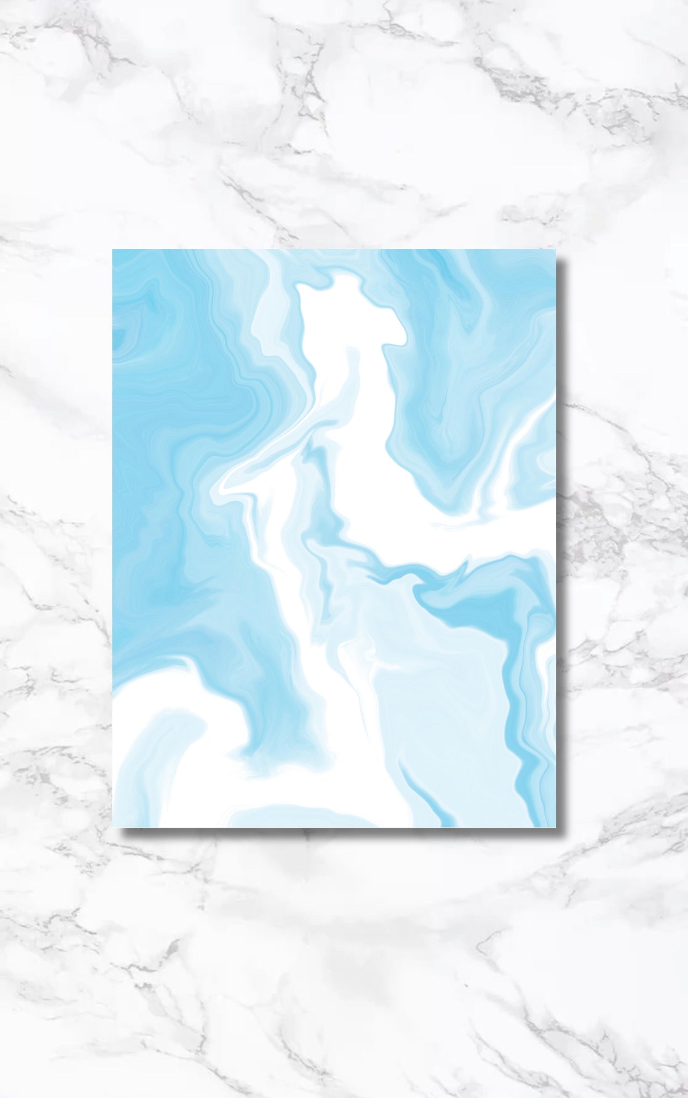 Marble Grace Collection - Blue