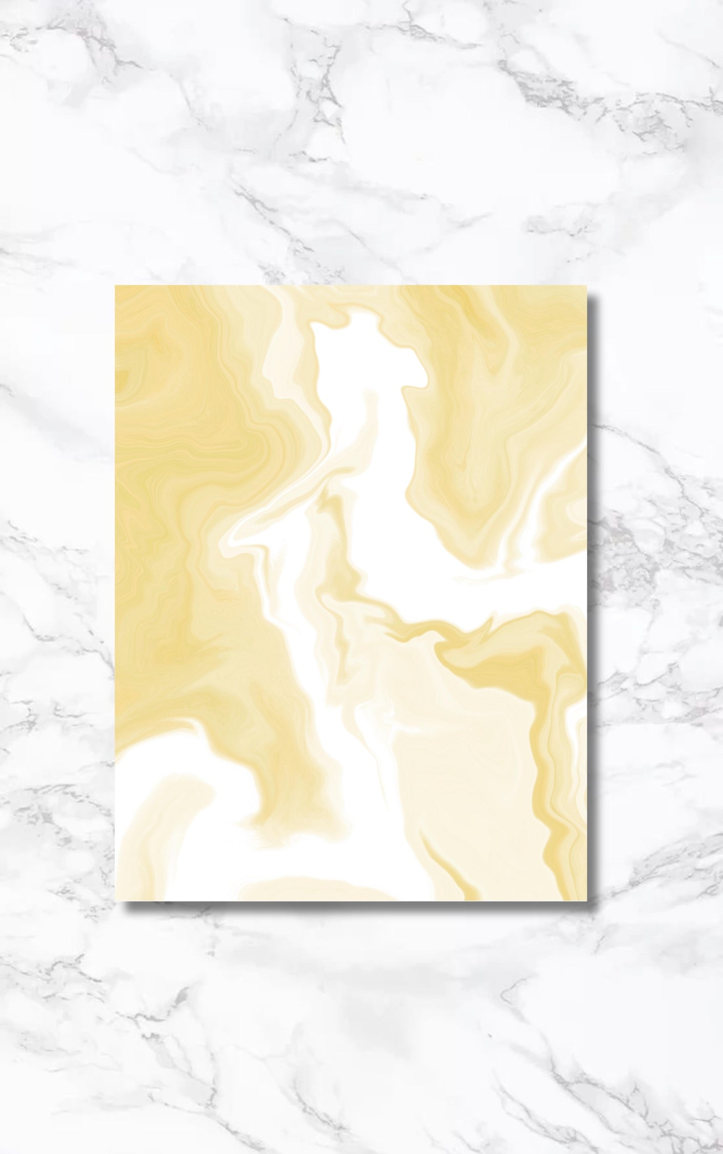 Marble Grace Collection - Yellow