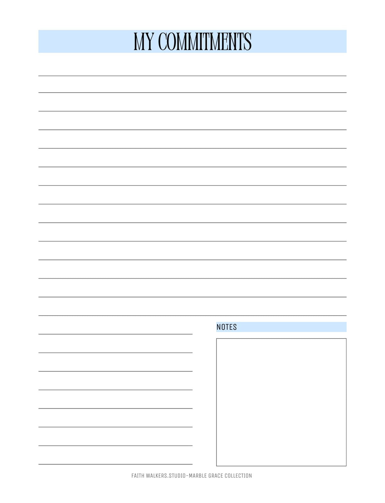 Marble Grace Collection - Blue