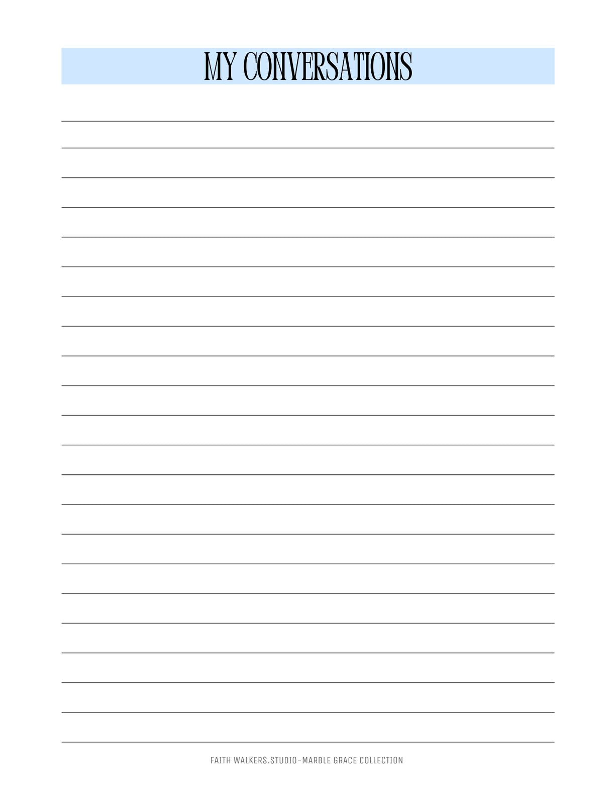 Marble Grace Collection - Blue