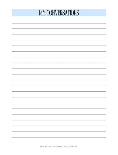 Marble Grace Collection - Blue