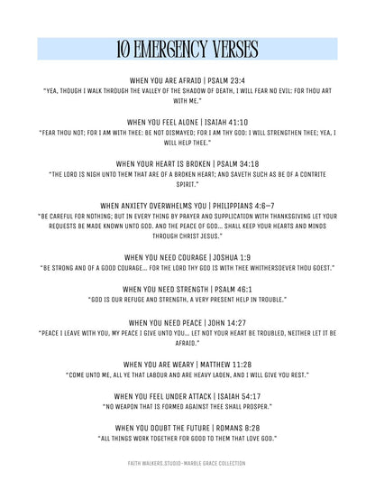 Marble Grace Collection - Blue