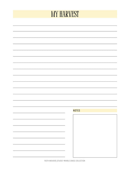 Marble Grace Collection - Yellow