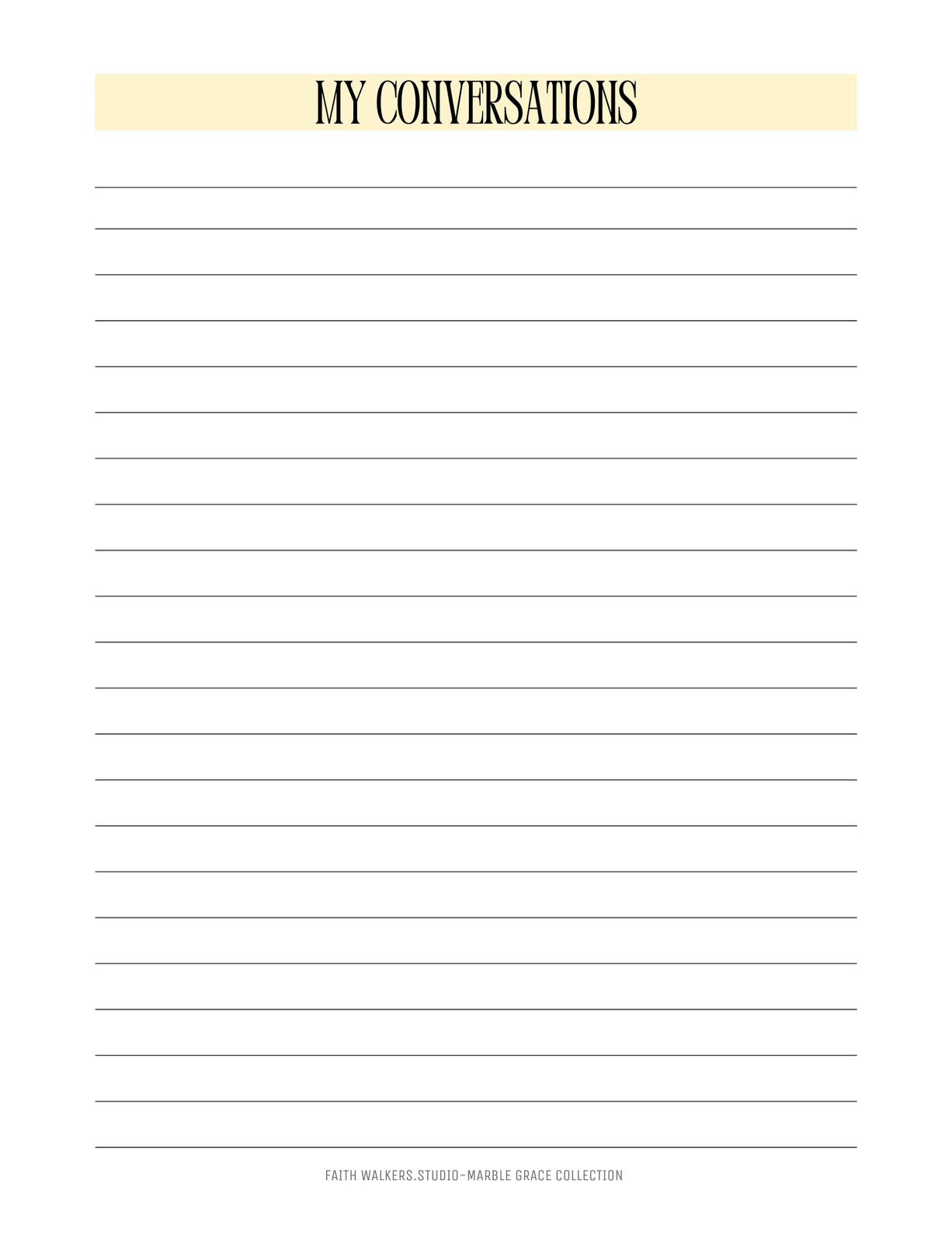 Marble Grace Collection - Yellow