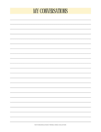 Marble Grace Collection - Yellow