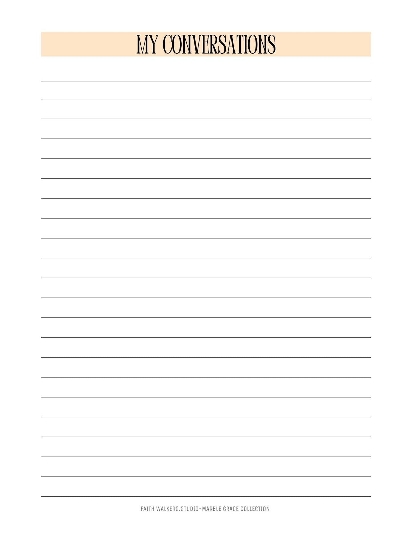 Marble Grace Collection - Orange