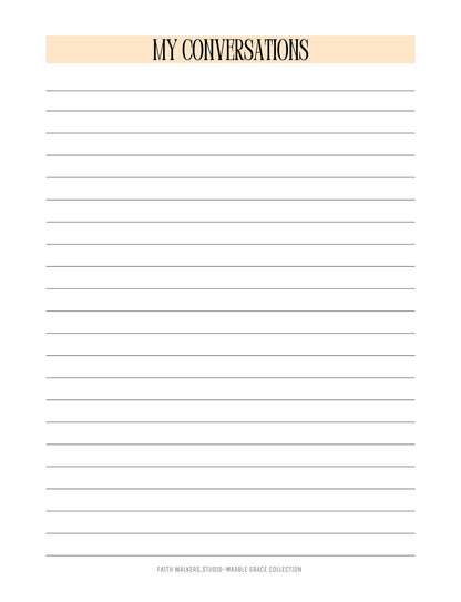 Marble Grace Collection - Orange