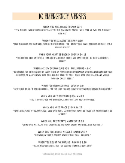 Marble Grace Collection - Orange