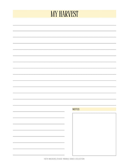 Marble Grace Collection - Yellow